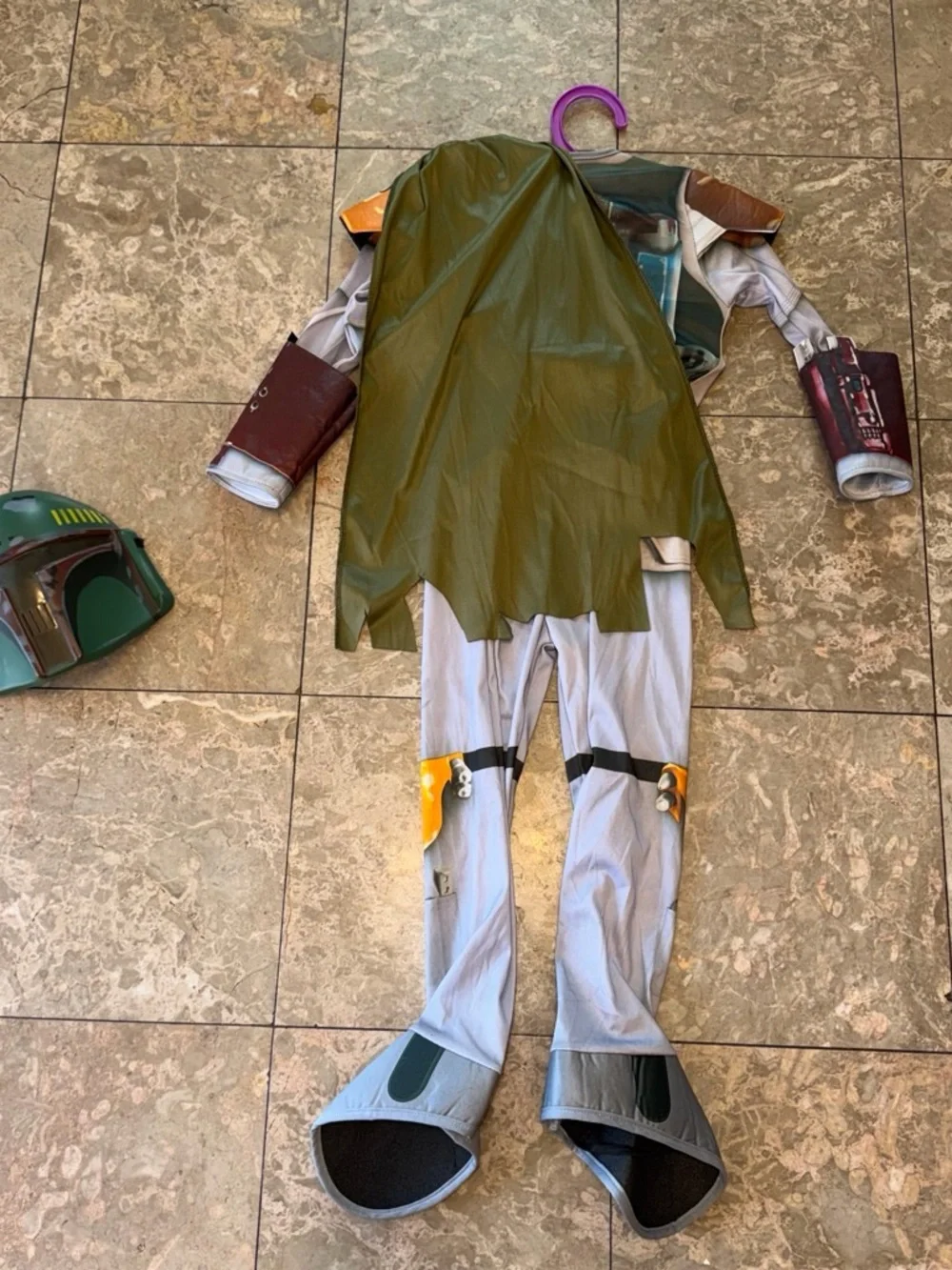 Star Wars Boba Fett Kids Costume Green, Orange, Brown